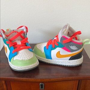 Jordan Toddler Air Jordan 1 Mid SE Basketball Shoes